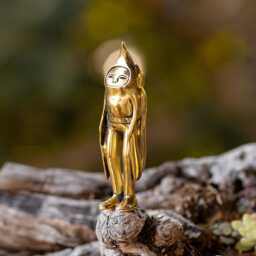 Hand Cast Brass Birdman Sculpture - Designer Art Toy