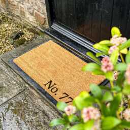 Personalized House Number Doormat, Custom Door Mat, Housewarming Gift Giving, Wedding Gift, New Home - thumbnail 2