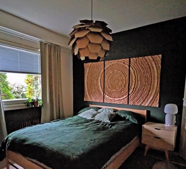 Large 3D Wood Wall Art Panel - Birch Plywood Triptych, Sculptural Statement Decor, Trunk - image 1