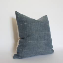 Dark Blue Pillow Cover, Throw Pillows For Couch, Teal Covers, Ocean Cushion, Navy Case, Cyan -- Marina - thumbnail 3