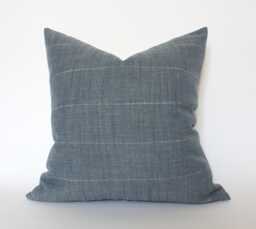 Dark Blue Pillow Cover, Throw Pillows For Couch, Teal Covers, Ocean Cushion, Navy Case, Cyan -- Marina - thumbnail 1