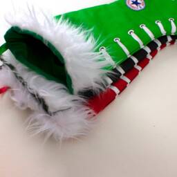 Christmas Stocking Black Holiday Stocking - thumbnail 3