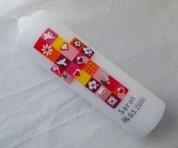 Baptismal Candle Cross Mosaic - thumbnail 1