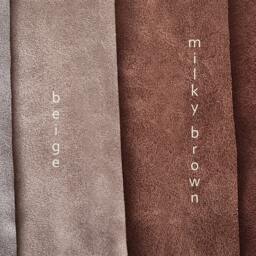 Faux Leather Ottoman Pouf Cover Shabby Chic Home Decor - thumbnail 2