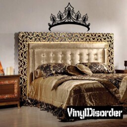 Princess Crown Vinyl Wall Decal Or Car Sticker - Mv008Et - thumbnail 1