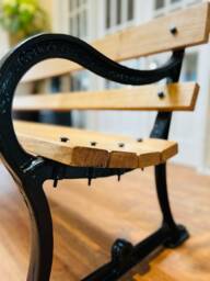 Garden Park Bench Seat 4 Seater Oak