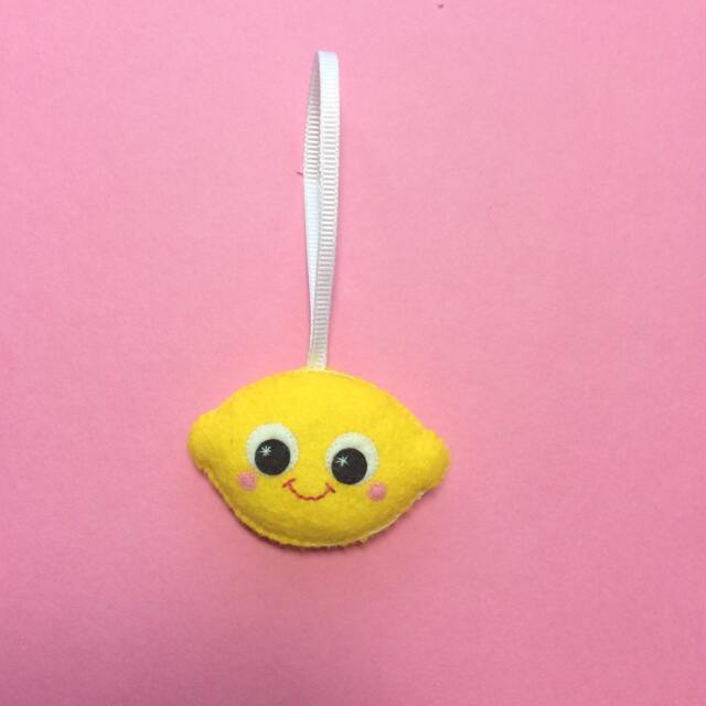 Lemon Ornament - Fruit Decoration Cute Christmas Kawaii 2025