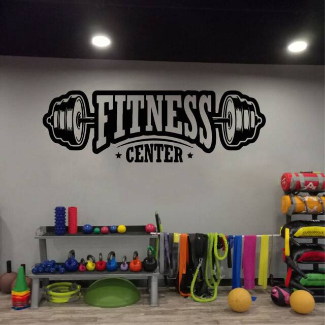 Fitness Center Wall Decal Motivational Gym Decor T754 - image 1