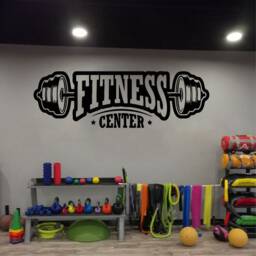 Fitness Center Wall Decal Motivational Gym Decor T754 - thumbnail 1