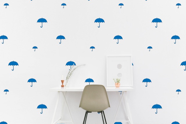 Umbrella Wall Decal Pattern Kids Room Wall Sticker Living Bedroom Wallpaper Vinyl Decals Stickers Home Decor - image 1