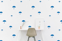 Umbrella Wall Decal Pattern Kids Room Wall Sticker Living Bedroom Wallpaper Vinyl Decals Stickers Home Decor - thumbnail 1