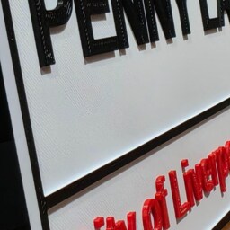 Penny Lane Street Sign Beatles Inspired Retro Wall Plaque 3D Printed Decor Gift - thumbnail 2