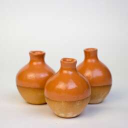 Handmade Small Ceramic Glazed Vase, Flower Vases, Wedding Guest Gift, Favor Bowl, Pitcher - thumbnail 1