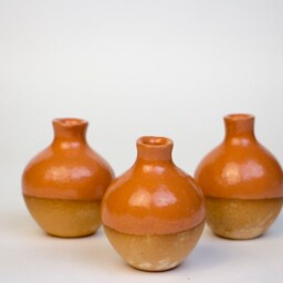 Handmade Small Ceramic Glazed Vase, Flower Vases, Wedding Guest Gift, Favor Bowl, Pitcher - thumbnail 2