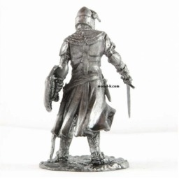 54mm Knight Figure Crusades. Hospitaller. 14C. Ad - thumbnail 3