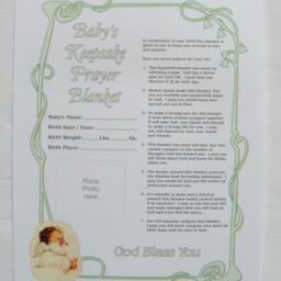 Keepsake Baby Prayer Blanket - thumbnail 2