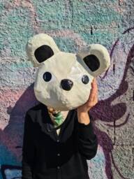 Baltazar, Paper Mache Bear Head