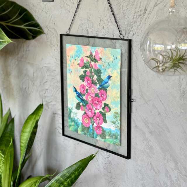 Black Picture Frames - Handmade Butterfly Frames Hanging Frame Home Decoration For Leaves Metal Design Wall Decor - image 1