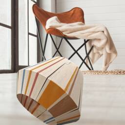 Astypalaia-1, Handmade Yarn Lamp Shade, Large Woven Bon Lampshade, Pendant Light By Abajur - thumbnail 3