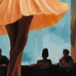 Black Ballerina Art Print Woman Dancer Poster - thumbnail 3