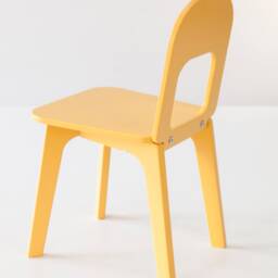 Kids Plywood Comfy Chair, Childrens Wooden Chair For Toddler, Desk Montessori Furniture, Waldorf Toddler Christmas Gift - thumbnail 2