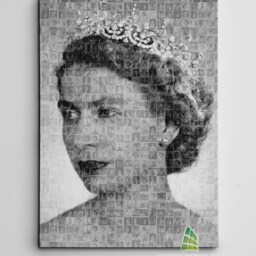Queen Elizabeth Jubilee Collage Portrait Canvas Art Print Wall Picture Home Decor -E19 - thumbnail 2