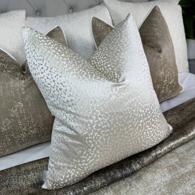 Champagne Cushion Cover, Champagne Pillow Luxury Cover For Sofa Or Bed, Designer Throw Astar - image 1
