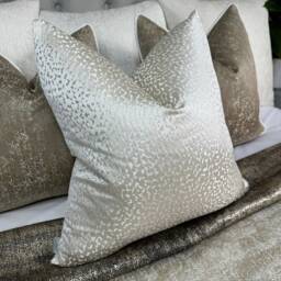 Champagne Cushion Cover, Champagne Pillow Luxury Cover For Sofa Or Bed, Designer Throw Astar - thumbnail 3