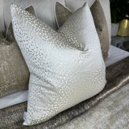 Champagne Cushion Cover, Champagne Pillow Luxury Cover For Sofa Or Bed, Designer Throw Astar - thumbnail 4