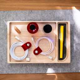 Custom Wood Valet Tray - Personalized Desk Organizer, Gift For Dad Or Husband - thumbnail 2