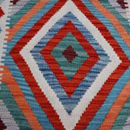 3x9 Ft Stunning Runner Rug, Afghan Handmade Kilim Maimana Chubi Flatweave Oriental Hallway Carpet - thumbnail 3