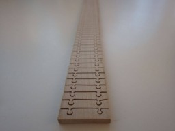 Long Maple Handmade Bar Grid Jigsaw Puzzle - thumbnail 1