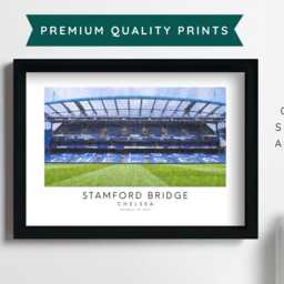 Chelsea Fc Stamford Bridge Art Print - Frame Impressionist Painting Drawing Poster The Blue's Minimalist Gift For Him Decor Dad Son Brother - thumbnail 2