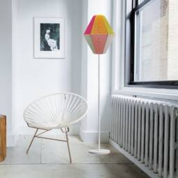 Zante-3800, Handmade Yarn Lamp Shade, Large Woven Bon Lampshade, Pendant Light By Abajur - thumbnail 4