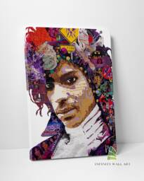 Prince Pop Art Canvas Wall Decor Abstract Framed Print Picture -C606 - thumbnail 1