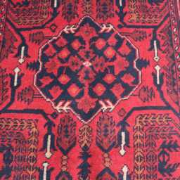 2'8x9'6 Handmade Tribal Runner Rug, Khal Mohammedi Antique Piece High Pile Afghan Brand New Rug - Kitchen - thumbnail 2