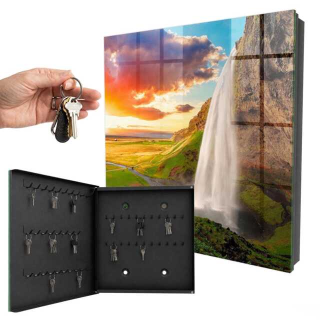 A Stunning Landscape Key Cabinet For Home, Green Box Photographic Landscapes, Nature Lovers - image 1
