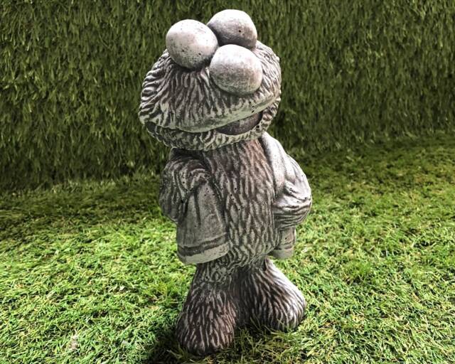 Concrete Elmo Small Garden Lawn Ornament Frost Protected - image 1