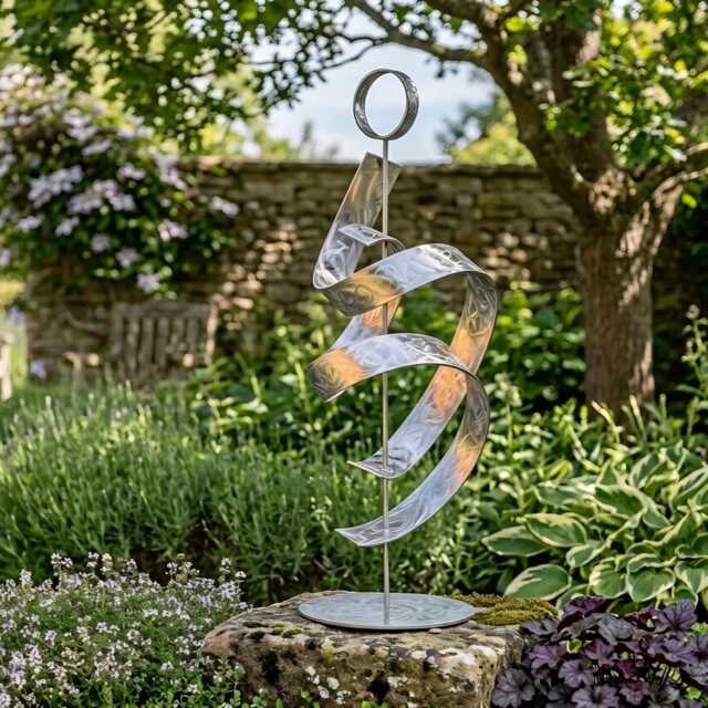 Modern Sculpture Handcrafted Luxur Metala Rt, Indoor Or Outdoor - image 1
