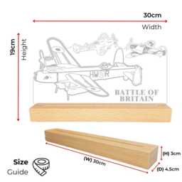 Battle Of Britain Aircraft Led Night Light, Dad Gift, Gifts For Him, Plane Lights, Bedroom Light - thumbnail 3