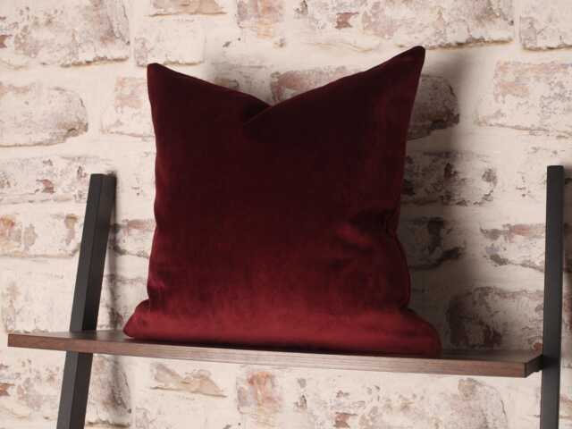 Pinot Noir Luxury Velvet Cushion Cover Mid-Century Modern Wine - image 1