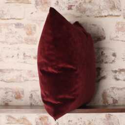 Pinot Noir Luxury Velvet Cushion Cover Mid-Century Modern Wine - thumbnail 2