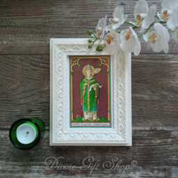 St Pope Gregory Icon Print - Patron Saint Of Students, Teachers First Benedictine Order - thumbnail 1