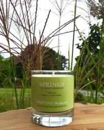Springs 8 Oz. Tumbler Lily Lemon Sandalwood Hamptons Handpoured Signature Village Series 100% Soy Candle Hand Poured - thumbnail 1