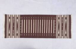 Multiple Sizes Brown Stripes Rug Runner - Hand Woven Runner - thumbnail 1