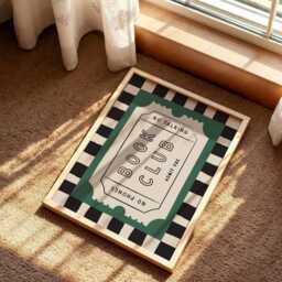 Book Club Ticket Stub Gicl??e Print Literary Wall Art - thumbnail 3