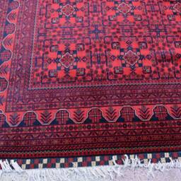 Large Afghan Rugs, Custom Size, High Quality Handmade Large Red Area Rug, Turkmen Tribal Rug, Living Room, Afghan Room Rug - thumbnail 3