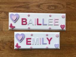 Personalised Children's Bedroom Door Plaque, Sign, Wall Toy Box. Wooden Name Plaque. Sign, Nursery Room Decor. Ideal Gift - thumbnail 1