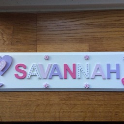 Personalised Children's Bedroom Door Plaque, Sign, Wall Toy Box. Wooden Name Plaque. Sign, Nursery Room Decor. Ideal Gift - thumbnail 3