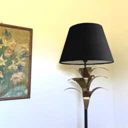 Black Velvet Empire Lampshade, Coolie Ceiling Light Shade - thumbnail 1